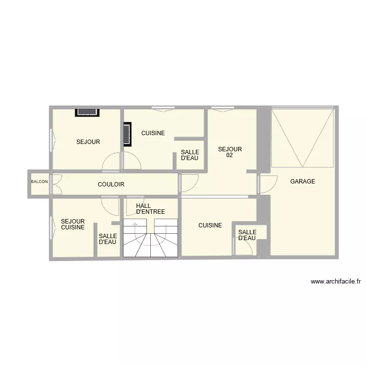 RDC LUNEL. Plan de RDC LUNEL. Plan de