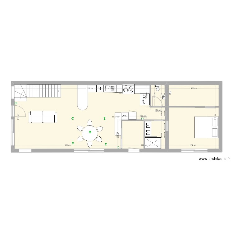 Villa 2 ECL Salle à manger. Plan de 0 pièce et 0 m2