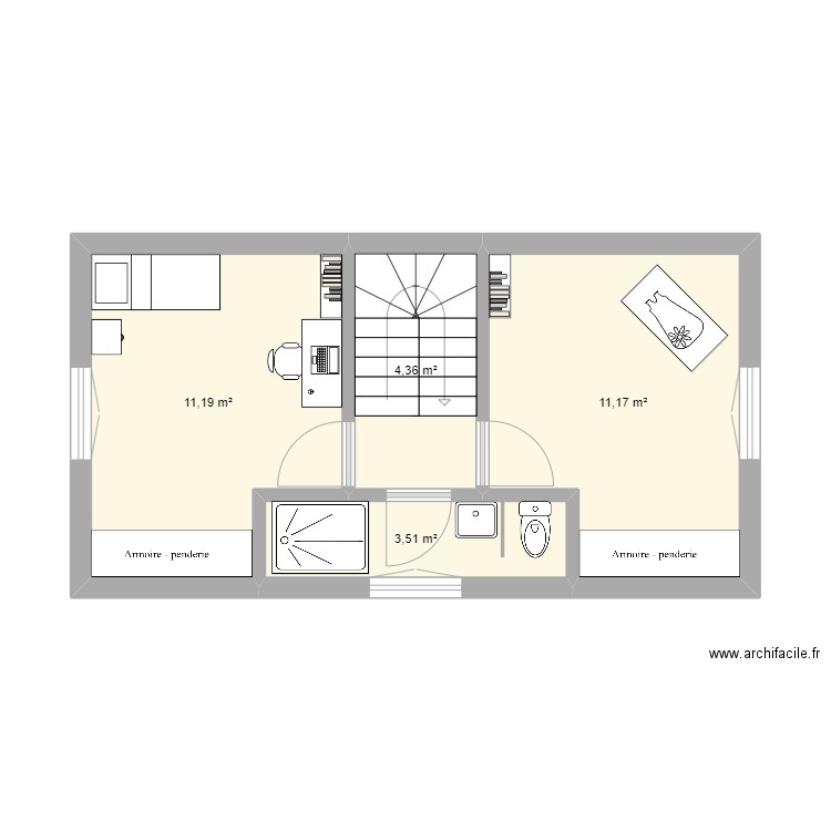 1er. Plan de 0 pièce et 0 m2