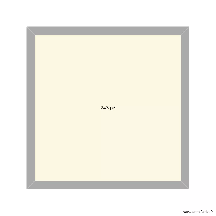 Plan mdifi&eacute;. Plan de 1  et 23 m²