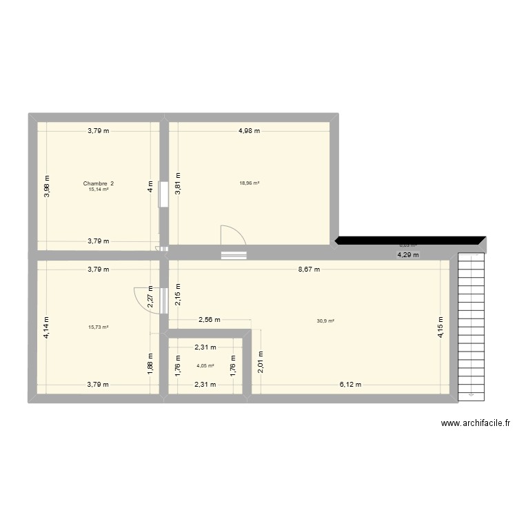 Etagemaison mably. Plan de 6 pièces et 85 m2
