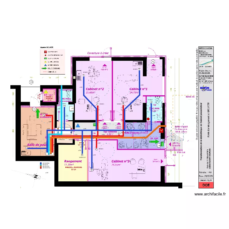 ROBIN_CABINET PARAMEDICAL_ST DONAN. Plan de 