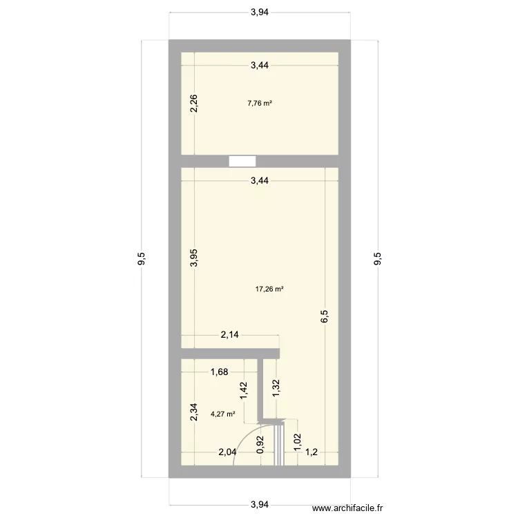 T1 montebello. Plan de T1 montebello. Plan de