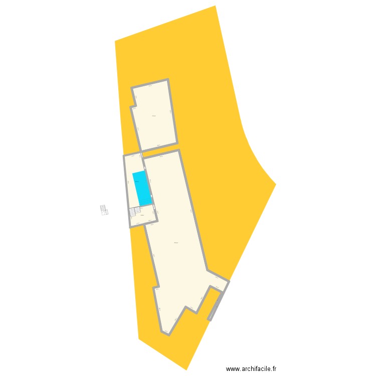BREZOUT 3. Plan de 4 pièces et 383 m2