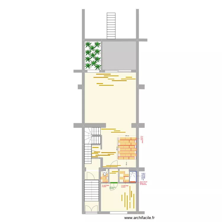Banning 83 Bel &eacute;tage Calepinage sols. Plan de 0 pièce et 0 m2