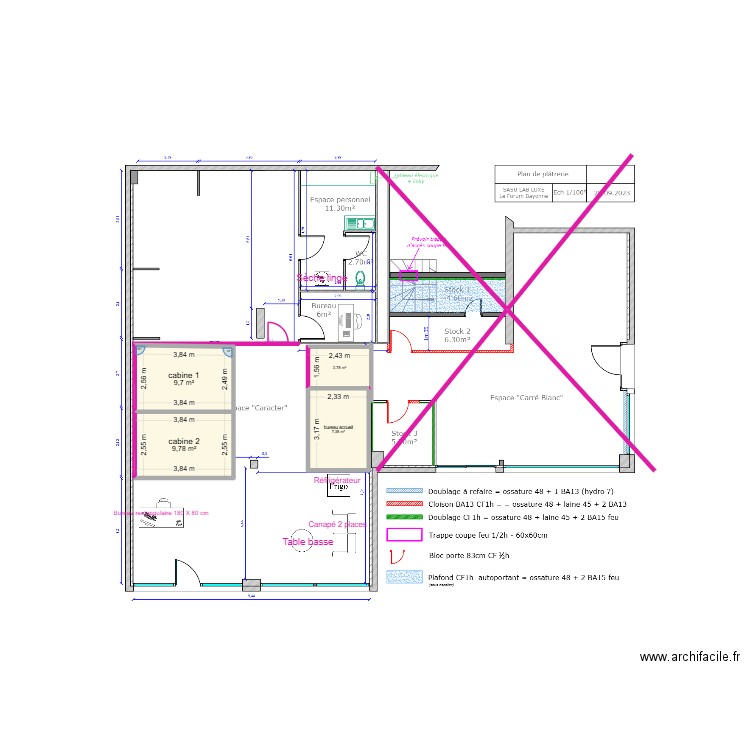 Smart Duck 6. Plan de 4 pièces et 31 m2