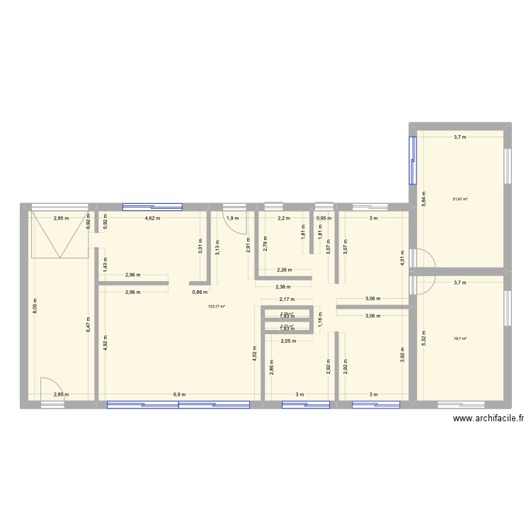 MAISON CAMEYRAC 2. Plan de 5 pièces et 166 m2