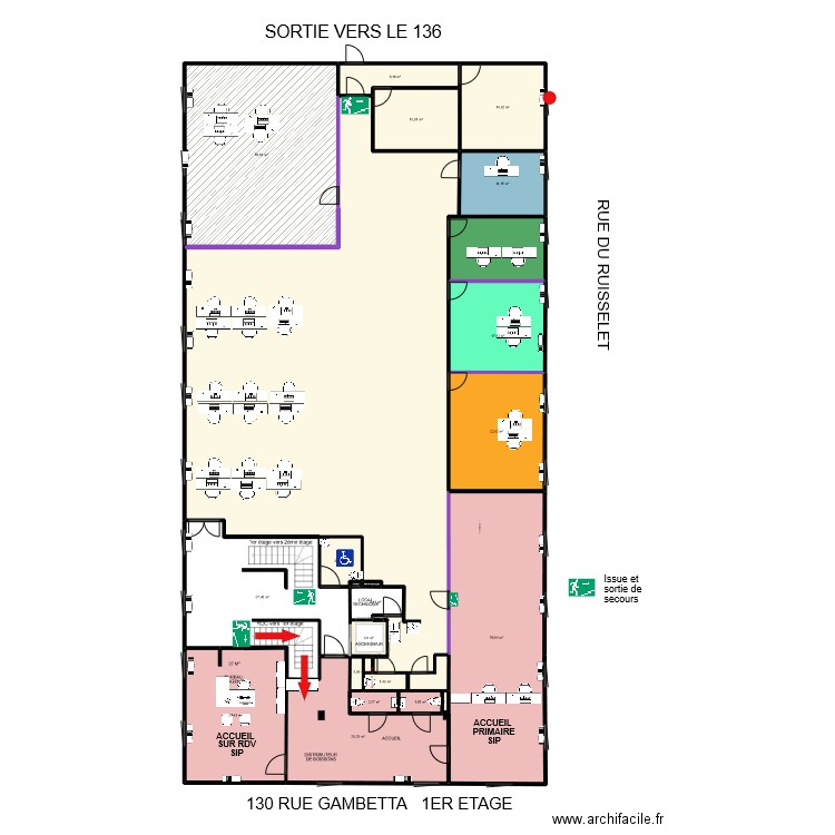 ESPACE CONVIVIALITE 2REIMS. Plan de 23 pièces et 521 m2