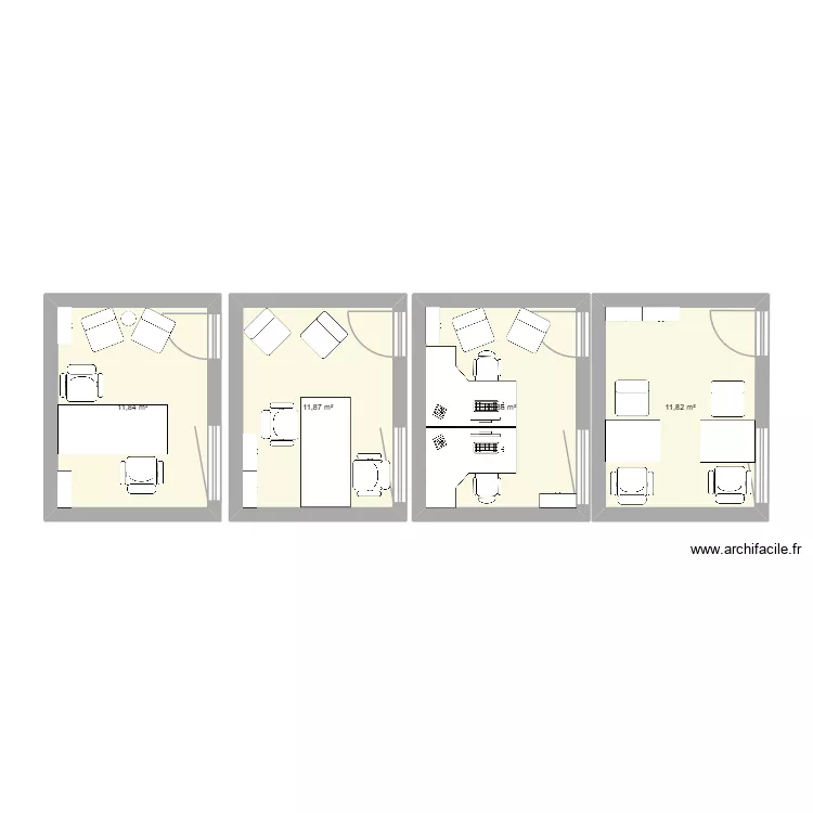 Bureau. Plan de Bureau. Plan de