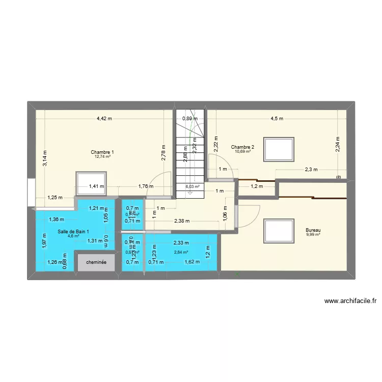 PAM etage Plancher. Plan de PAM etage Plancher. Plan de