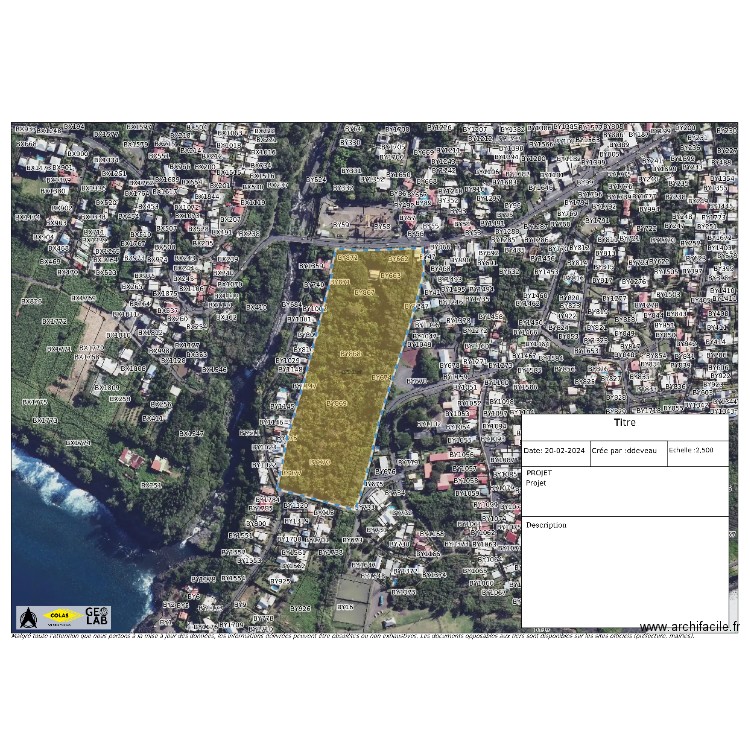 LANGEVIN. Plan de 0 pièce et 0 m2