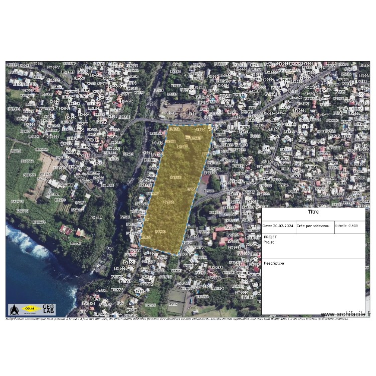 LANGEVIN. Plan de 0 pièce et 0 m2