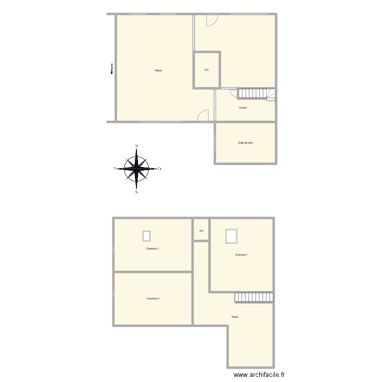 CZECHOWSKI PROJET. Plan de 12 pièces et 185 m2