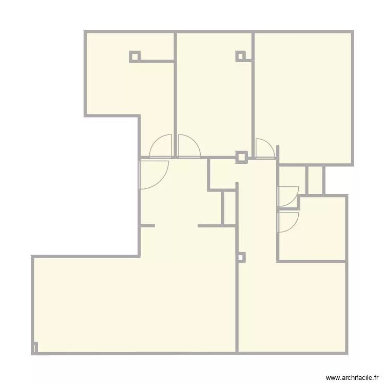 PLAZANNET EXISTANT. Plan de 12  et 79 m²
