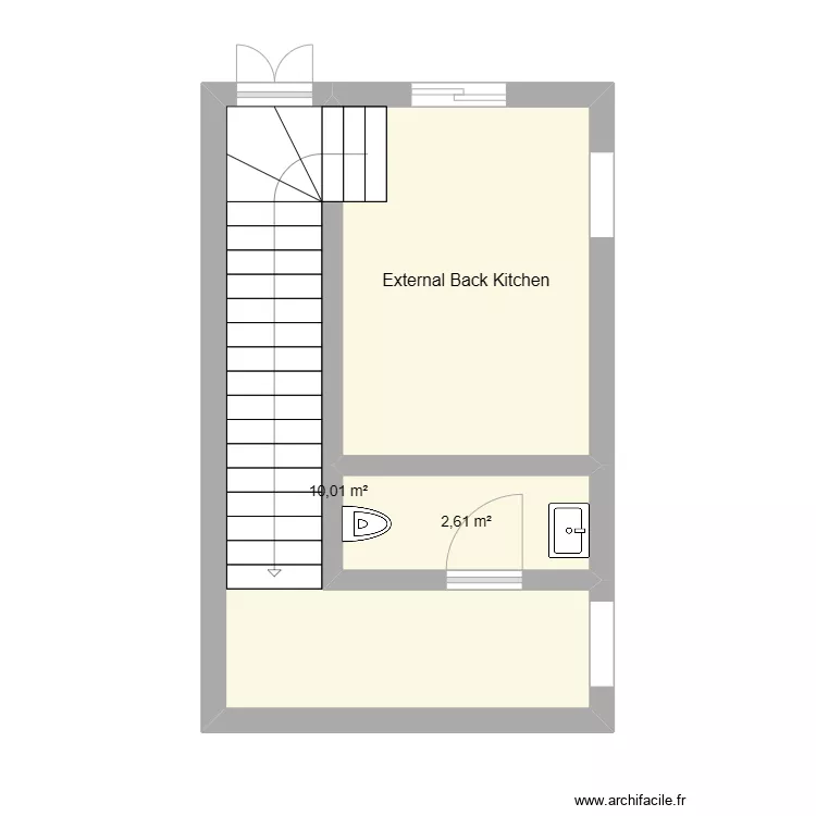 Sous extension. Plan de 