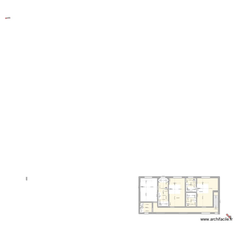 2eme niveau. Plan de 0 pièce et 0 m2