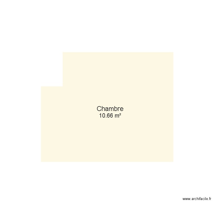 ma ch. Plan de 1 pièce et 11 m2