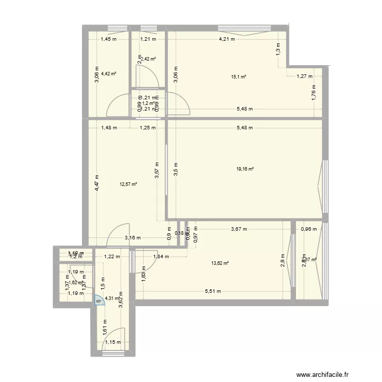 KJOIJ. Plan de 12 et 78 m² KJOIJ. Plan de 12 et 78 m²