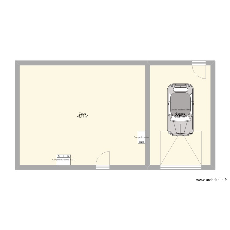 Maison Desertines plomberie. Plan de 0 pièce et 0 m2