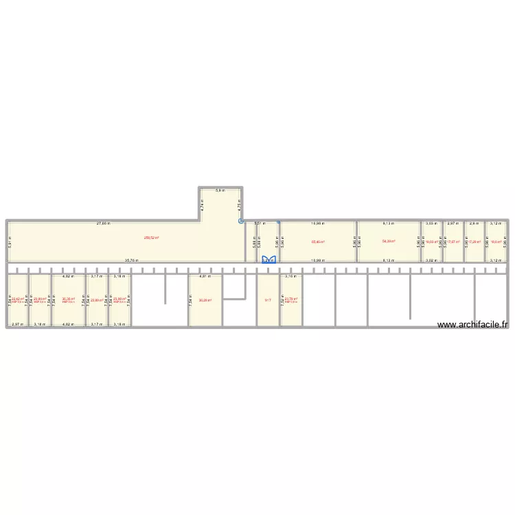 c7n&deg;2. Plan de 15  et 665 m²