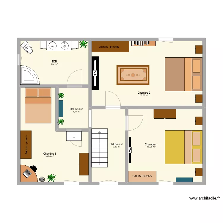 Tinlot 1er meubl&eacute; . Plan de 