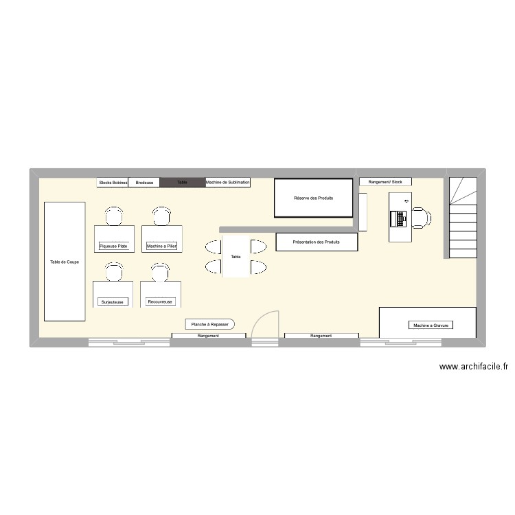 LaRoda. Plan de 1 pièce et 60 m2
