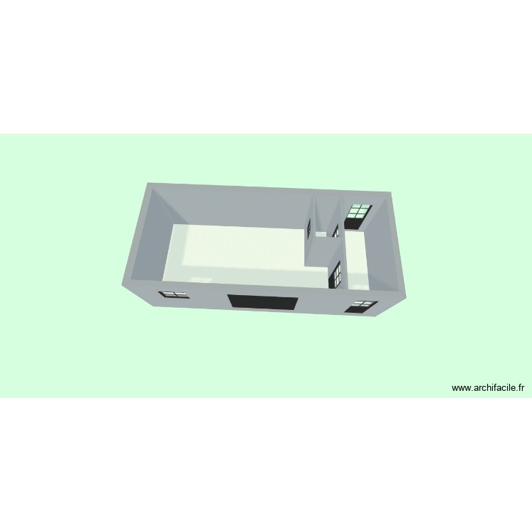 garage. Plan de 0 pièce et 0 m2