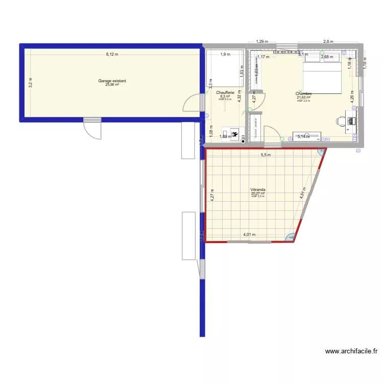 Morsalines. Plan de 4 et 76 m² Morsalines. Plan de 4 et 76 m²