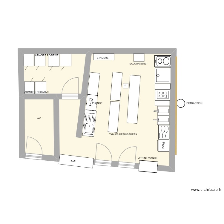 L\'ARDOISE 2. Plan de 3 pièces et 34 m2