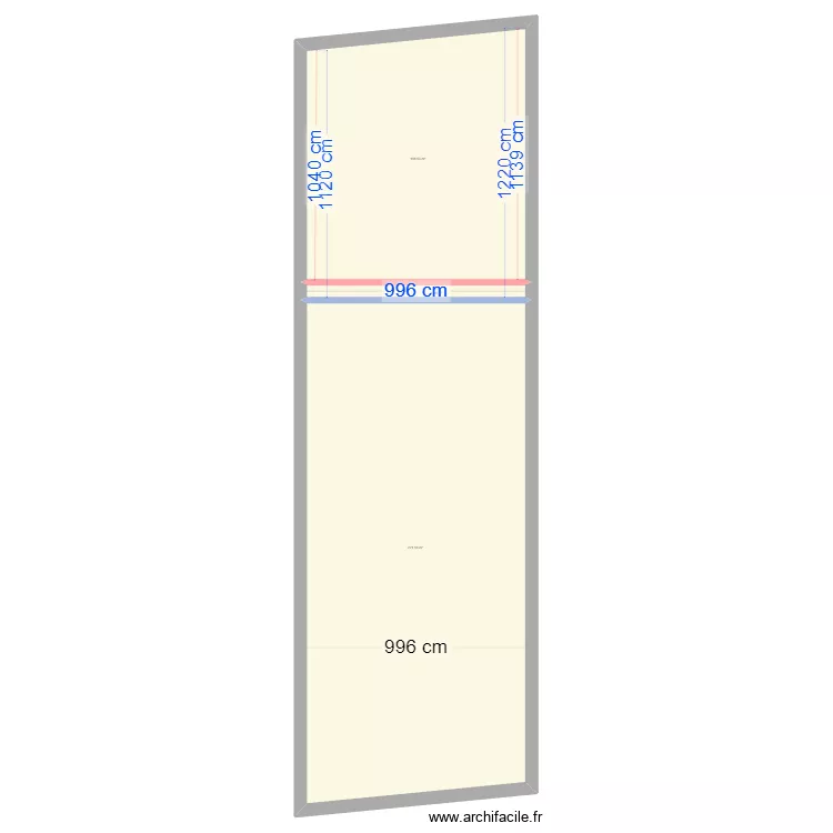 DECOUPE LA PEYRADE . Plan de 