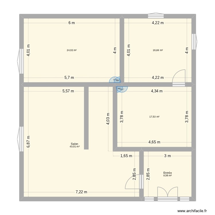 maison 1. Plan de 0 pièce et 0 m2