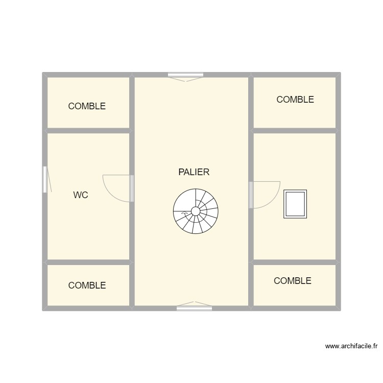 DUMAS ETAGE VAUVERT. Plan de 0 pièce et 0 m2