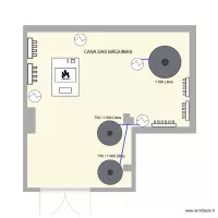 LAR Casa das m&aacute;quinas com 3 termoacumuladores