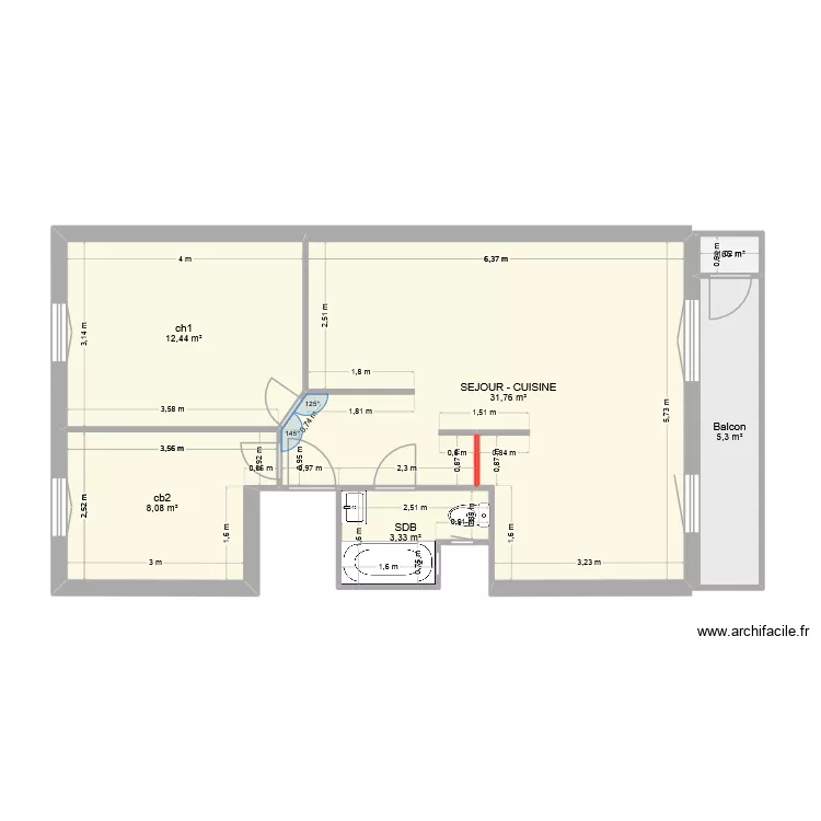 plan FONDERE avec modif. Plan de 