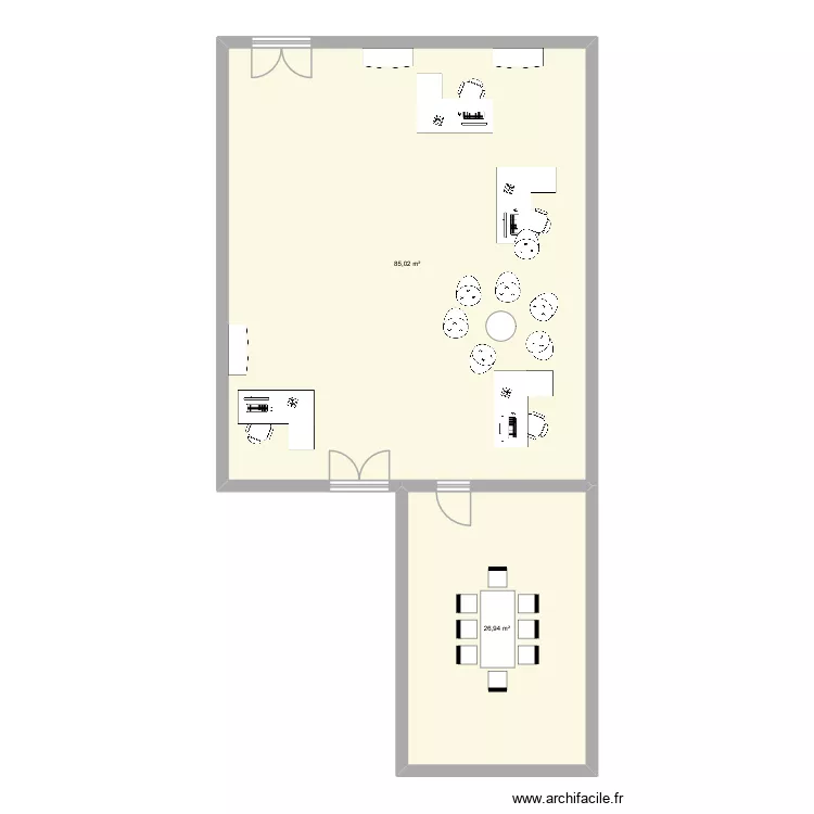 bureau SMIL'E. Plan de 2 et 112 m² bureau SMIL'E. Plan de 2 et 112 m²