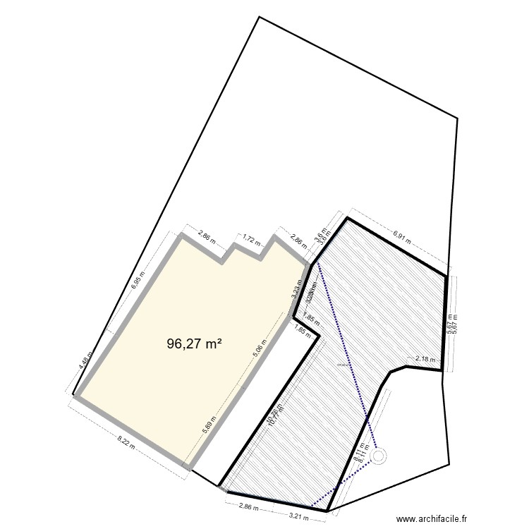 sophie. Plan de 2 pièces et 204 m2