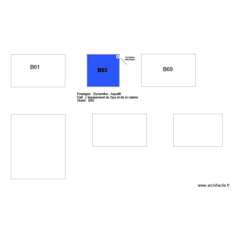 salon. Plan de 