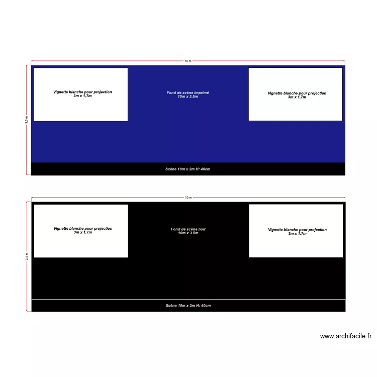 backdrop Moon. Plan de backdrop Moon. Plan de