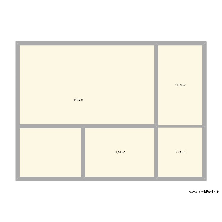 valras 2. Plan de 4 pièces et 75 m2