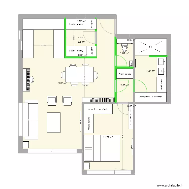 Charles - Construction / Am&eacute;nagement. Plan de 