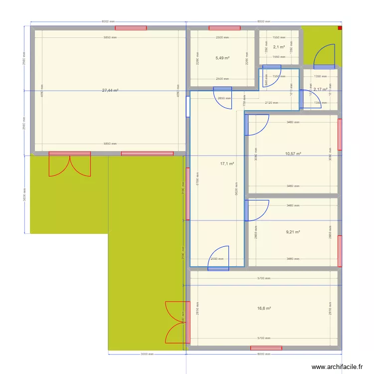 Жанна 7м 25. Plan de 