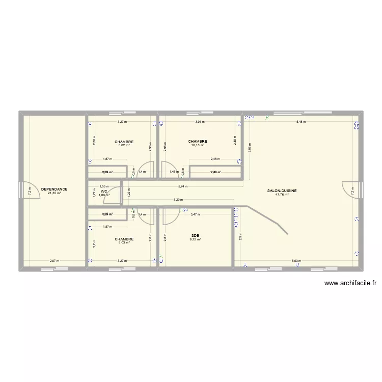 GUIGUI/CARO. Plan de 10 et 111 m² GUIGUI/CARO. Plan de 10 et 111 m²