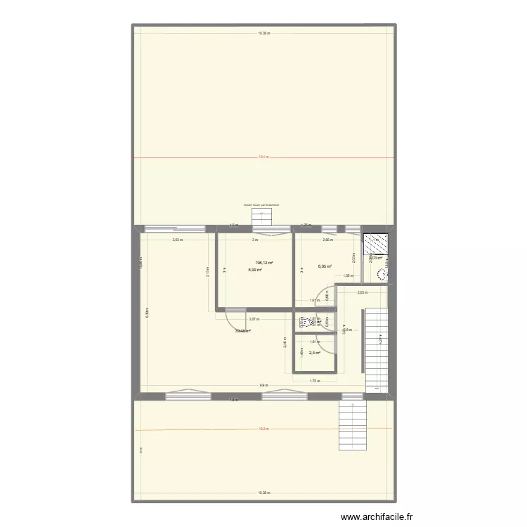 RDC - 2. Plan de 7 et 257 m² RDC - 2. Plan de 7 et 257 m²
