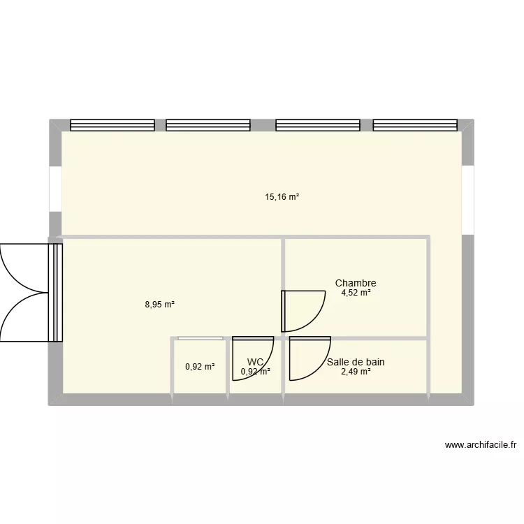 appartement b2000. Plan de 6 Pièces et 33 m² appartement b2000. Plan de 6 Pièces et 33 m²