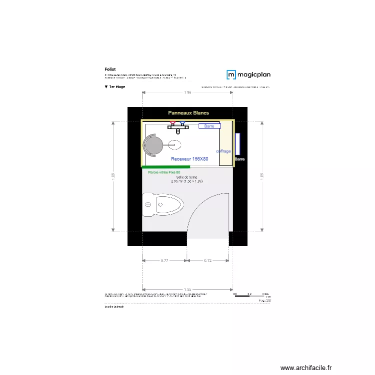 Plan Projet  Foliot. Plan de 