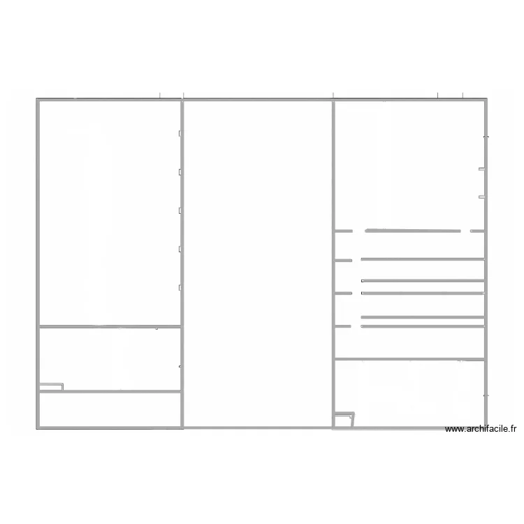 agrittre. Plan de 1  et 4077 m²