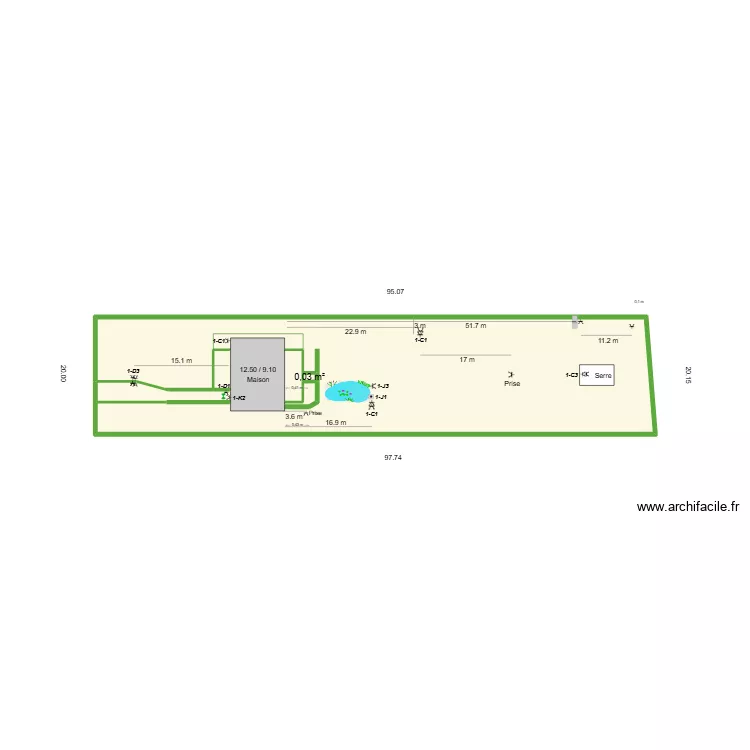 2026-03-06-Electricit&eacute; --ext&eacute;rieurs-1. Plan de 2  et 19 m²