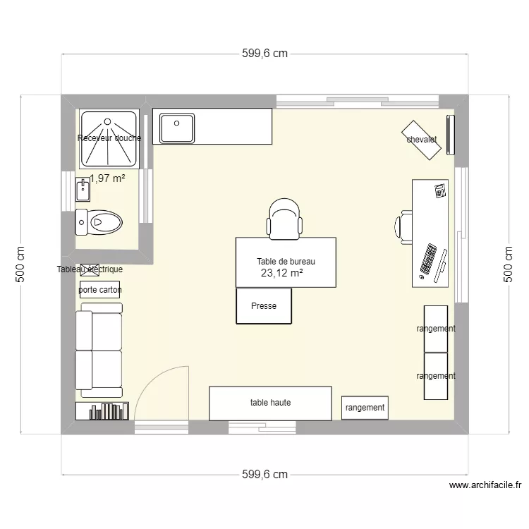 Atelier 5X6. Plan de 