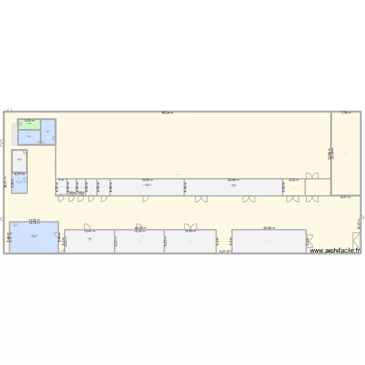 SP + Luttre. Plan de 20  et 4048 m²