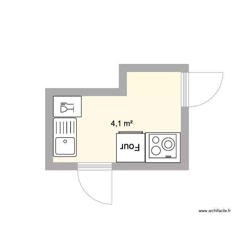 cuisine Morimont. Plan de 